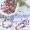 1300PCS Glass Beads for Jewelry Making Colorful Rainbow Craft